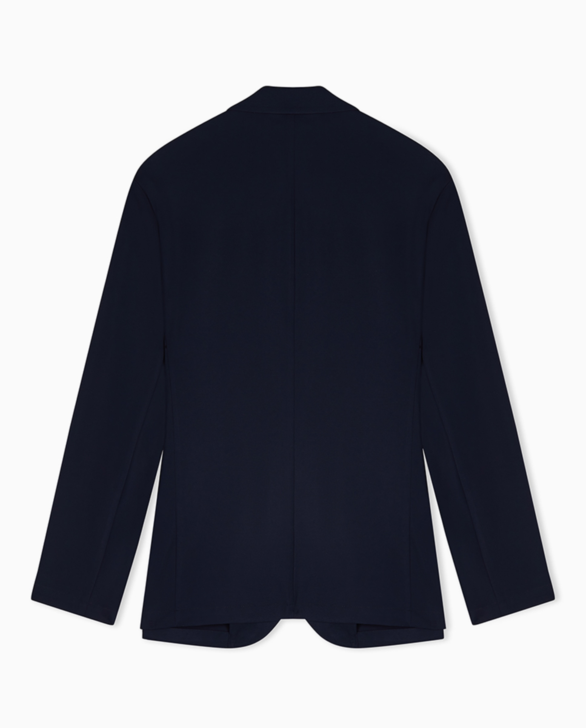 Casaco Regular Fit em Nylon Elástico Azul-marinho-6