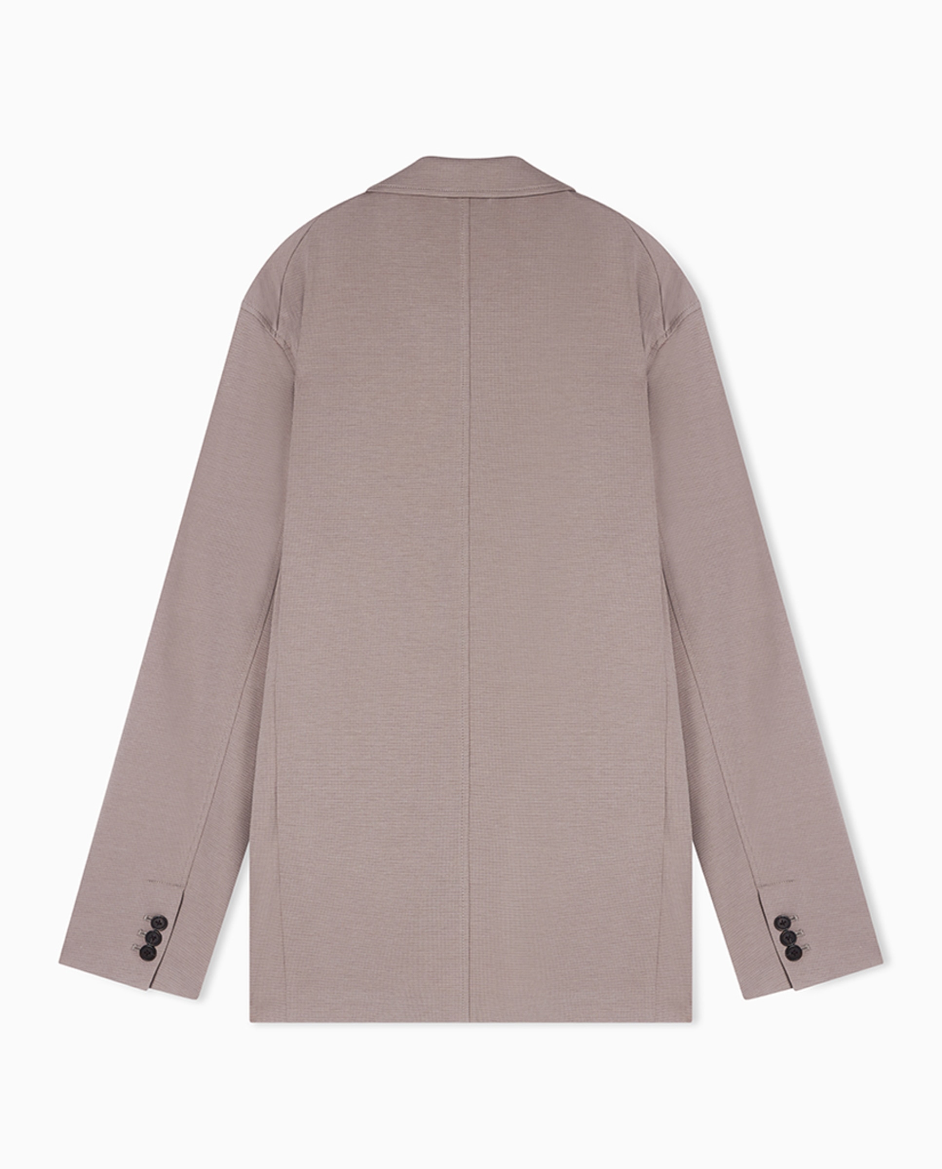 Casaco Regular Fit em Xadrez Taupe-2
