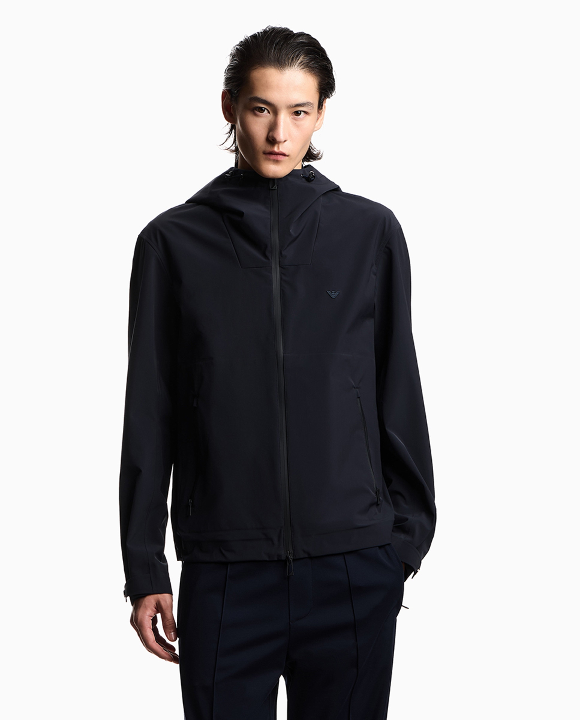 Imagem 0 de Blusão com Capuz e Fecho de Correr