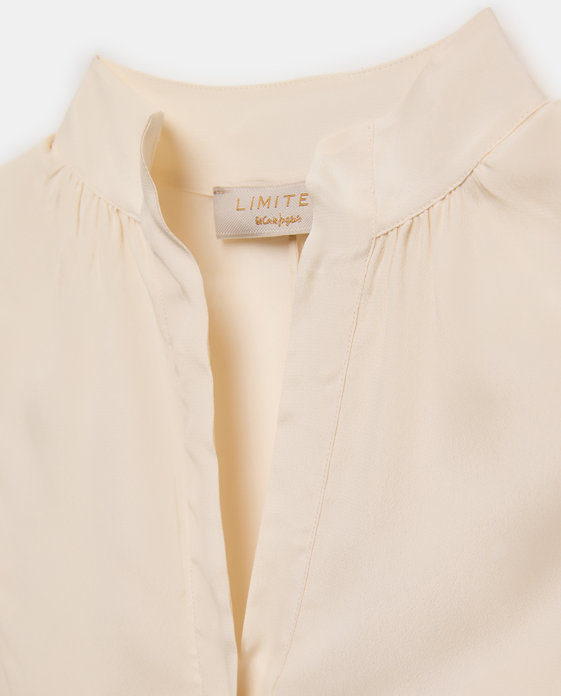 Blusa com Manga com Volume Branco-marfim-5