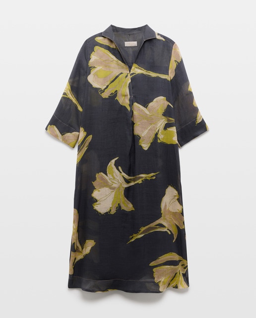 Imagem 0 de Vestido Tipo Túnica com Estampado Floral