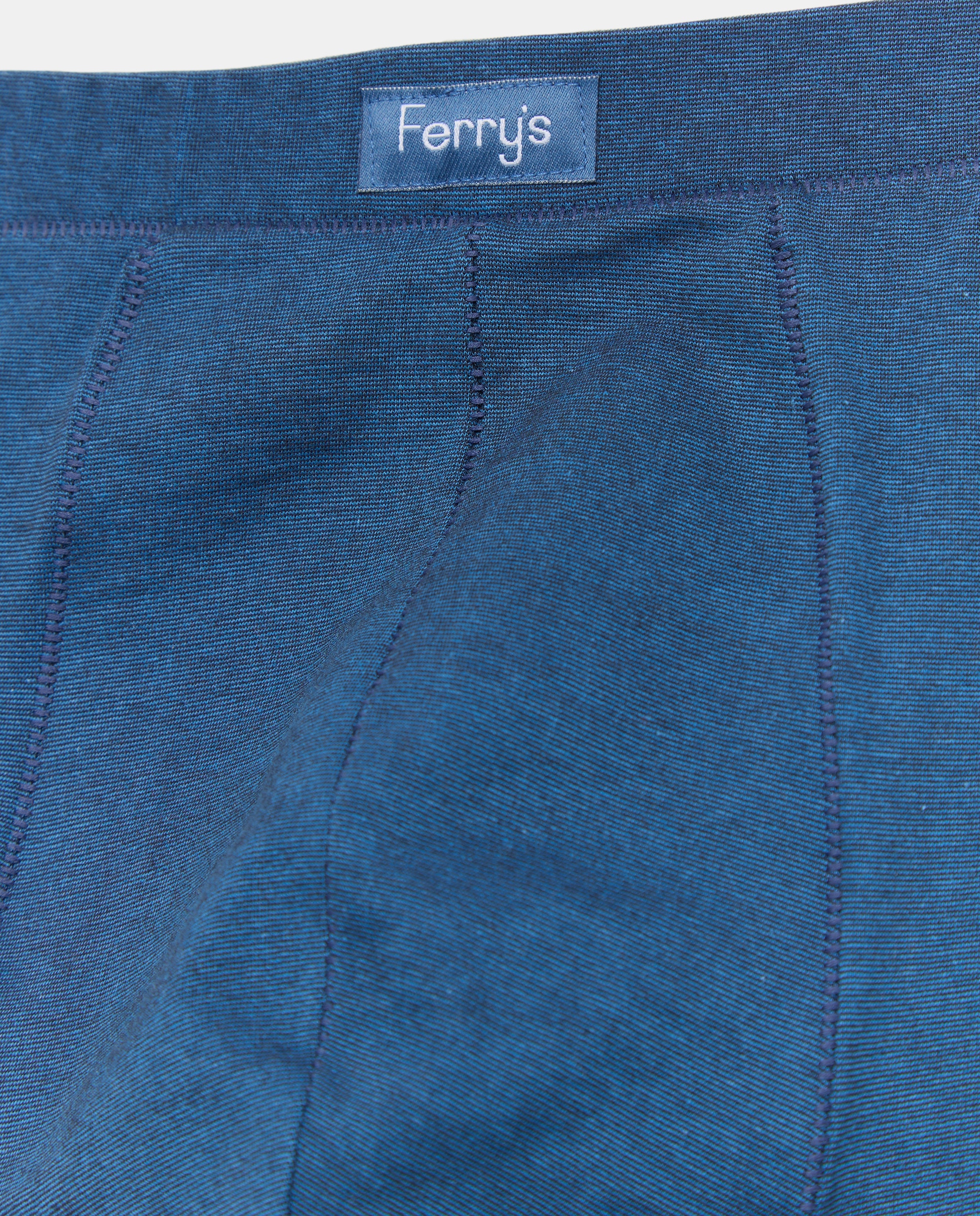 Boxers de malha de homem Ferry's azuis Azul-4