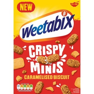 Biscoitos de Caramelo Mini embalagem 500 g - Weetabix