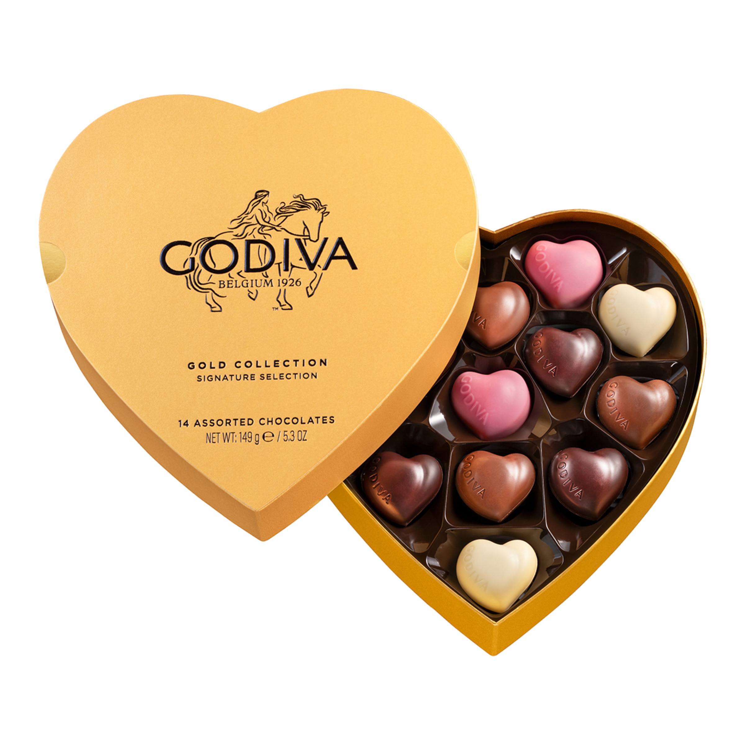 Imagen 0 de Bombones belgas Coeur Iconique 14 piezas Godiva
