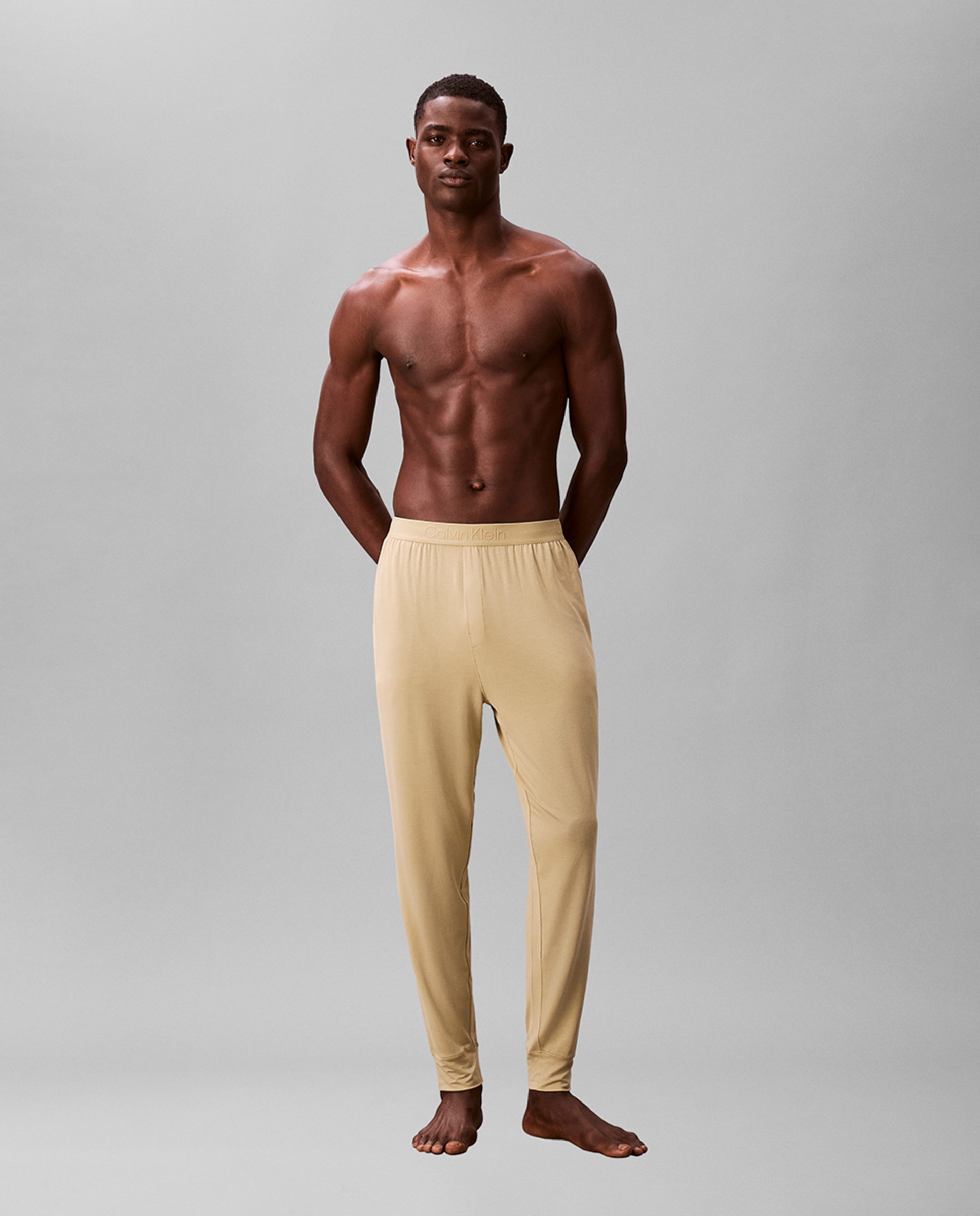 Imagem 0 de Calças Tipo Joggers de Modal