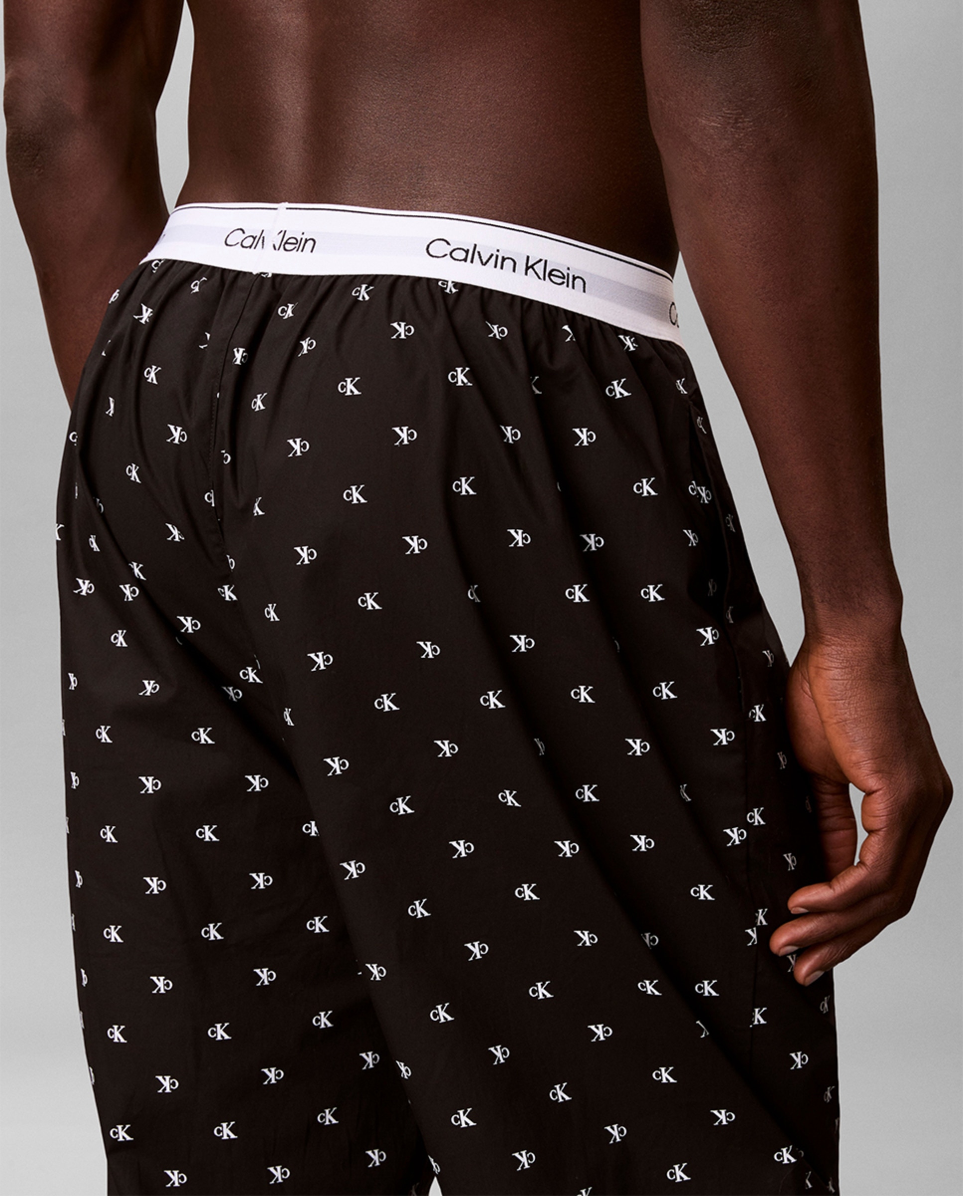 Calça comprida de pijama Preto-4