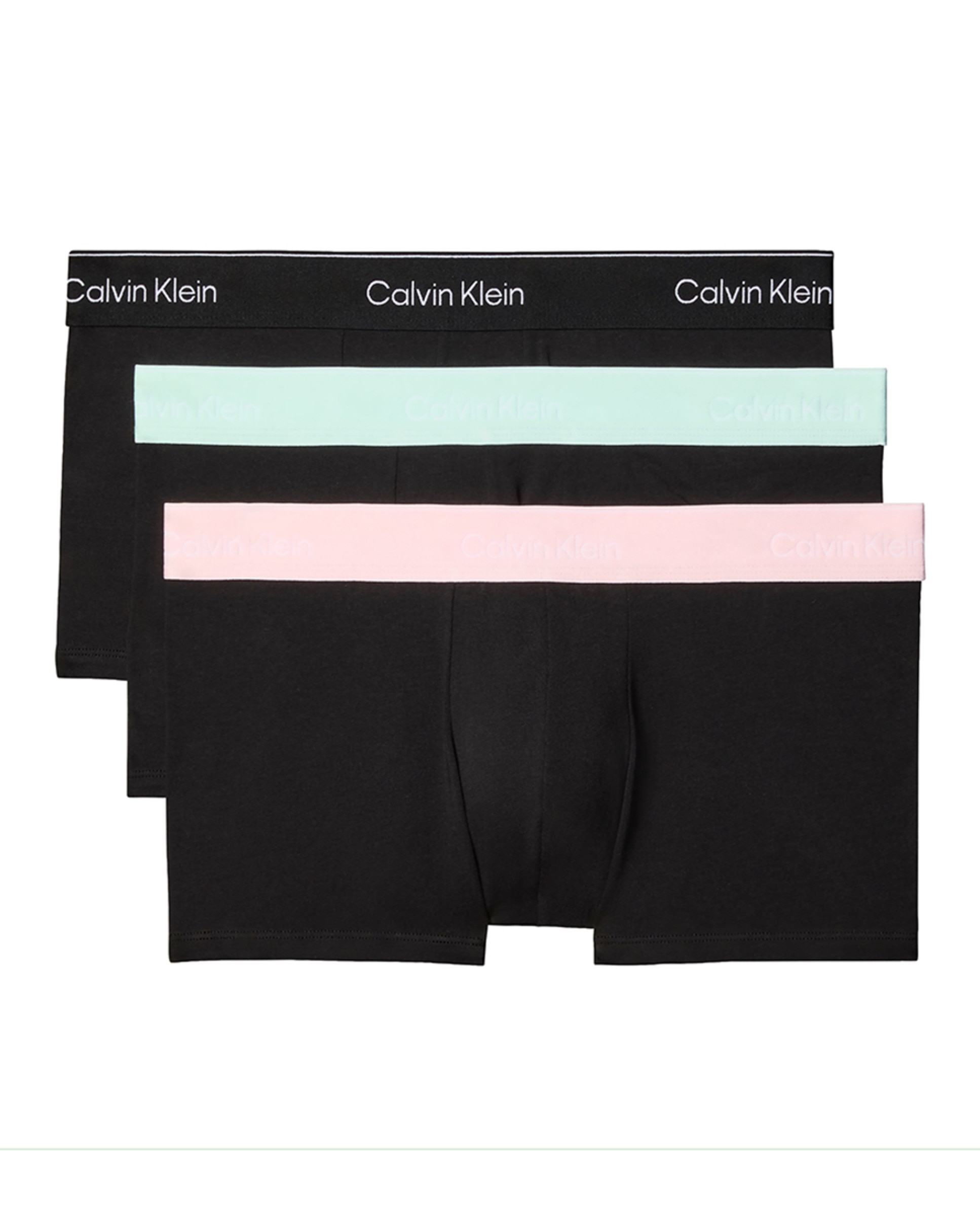 Imagen 0 de Pack de 3 bóxers de tiro bajo - Icon Cotton Stretch Negro