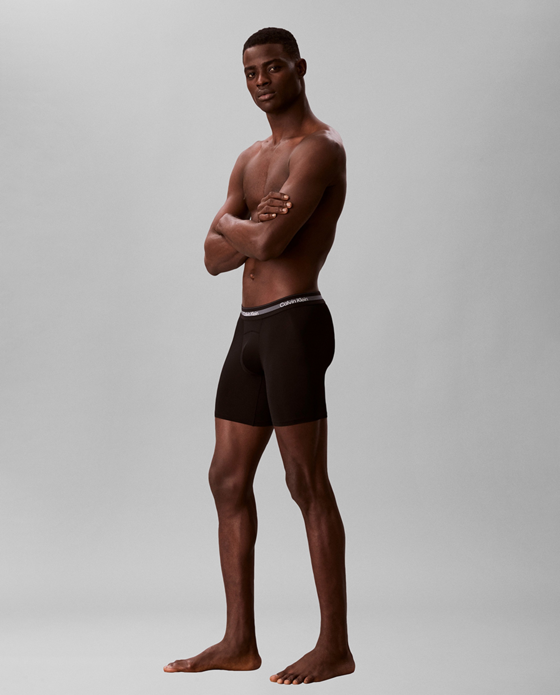 Pack de 3 Boxers Desportivos Extra Compridos Preto-3