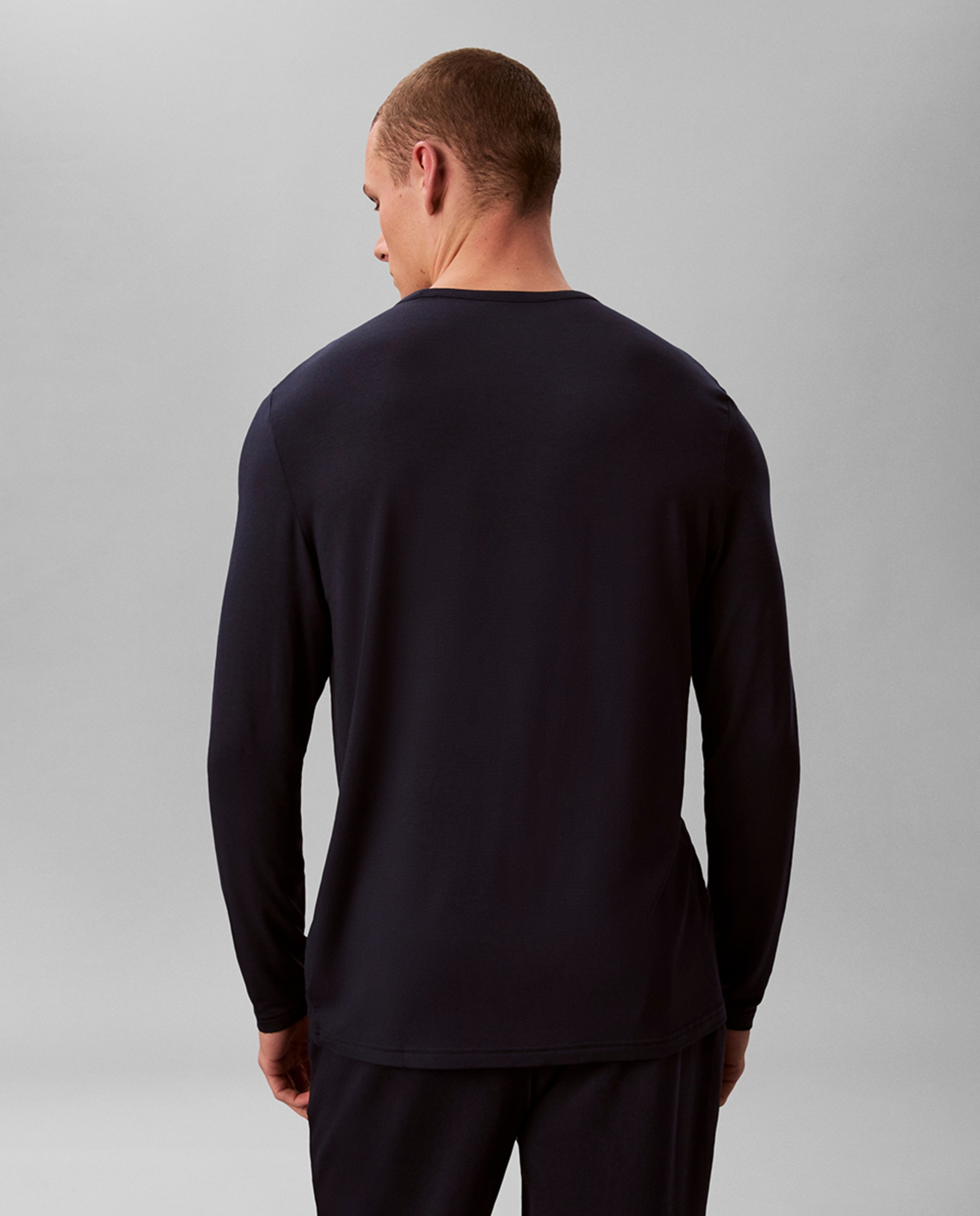 Camisola de manga comprida Cinzento-escuro-2
