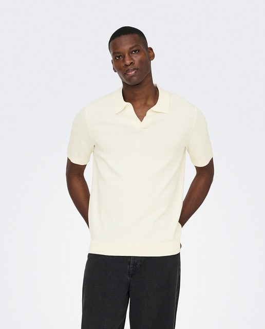 Imagem 0 de Polo de Malha Regular Fit com Manga Curta