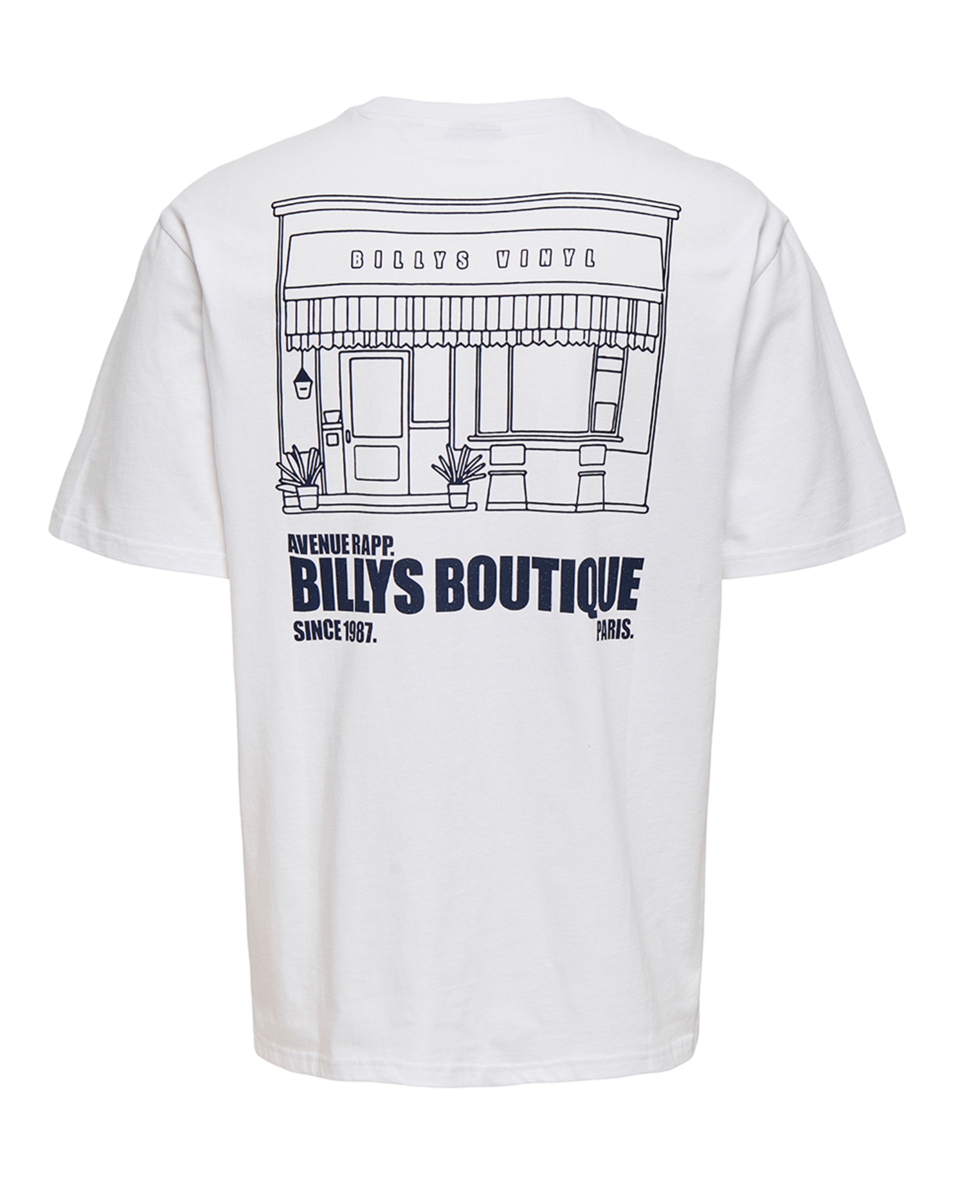 T-shirt Relaxed Fit com Manga Curta 100% Algodão Branco-5