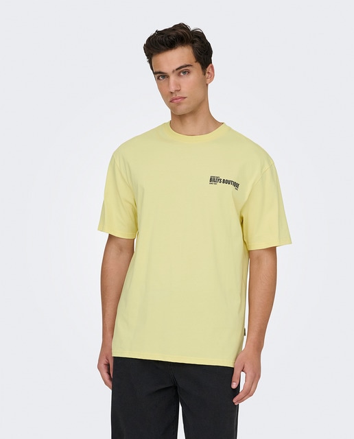 Imagem 0 de T-shirt Relaxed Fit com Manga Curta 100% Algodão.