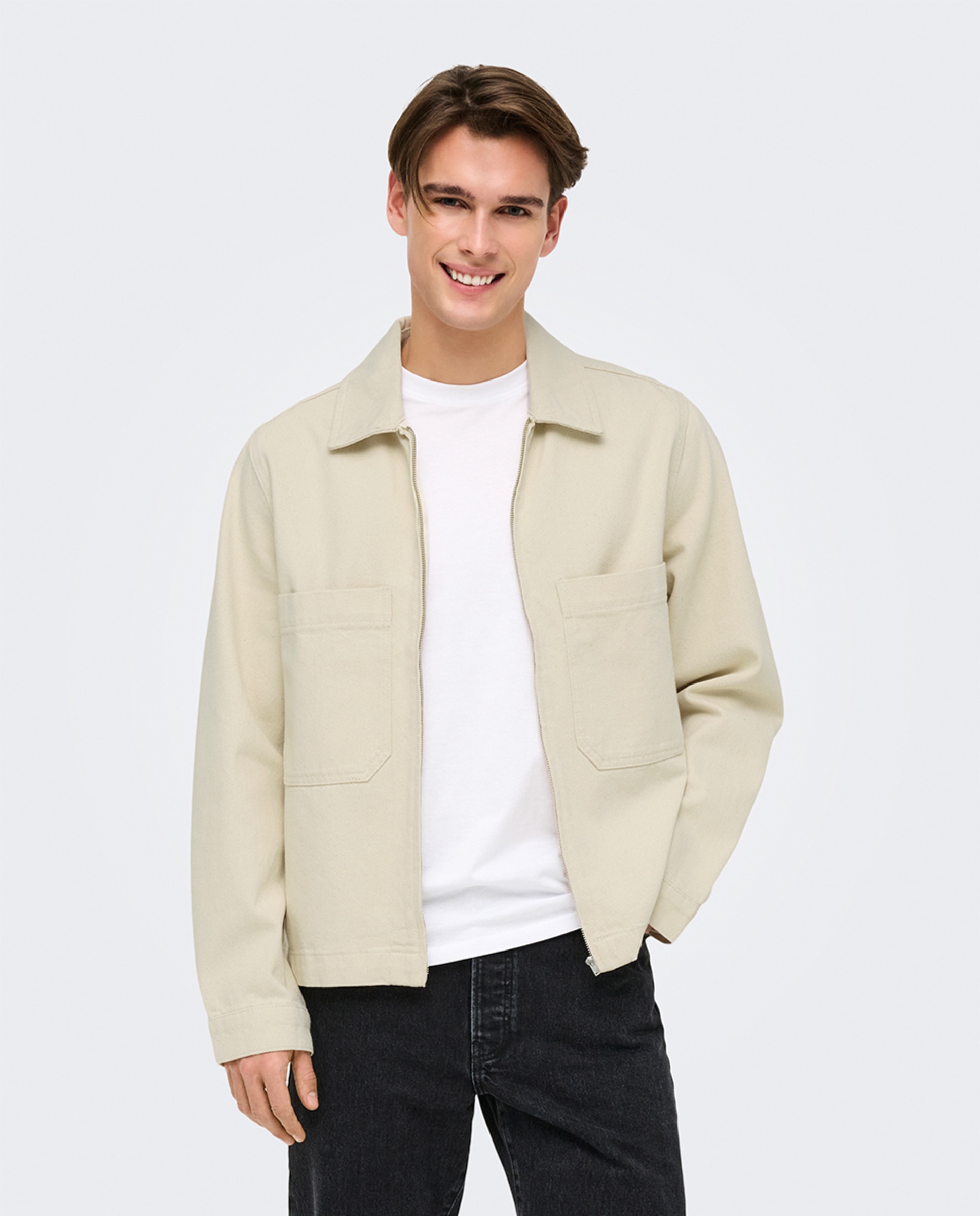 Imagem 0 de Casaco de Ganga 100% Algodão.