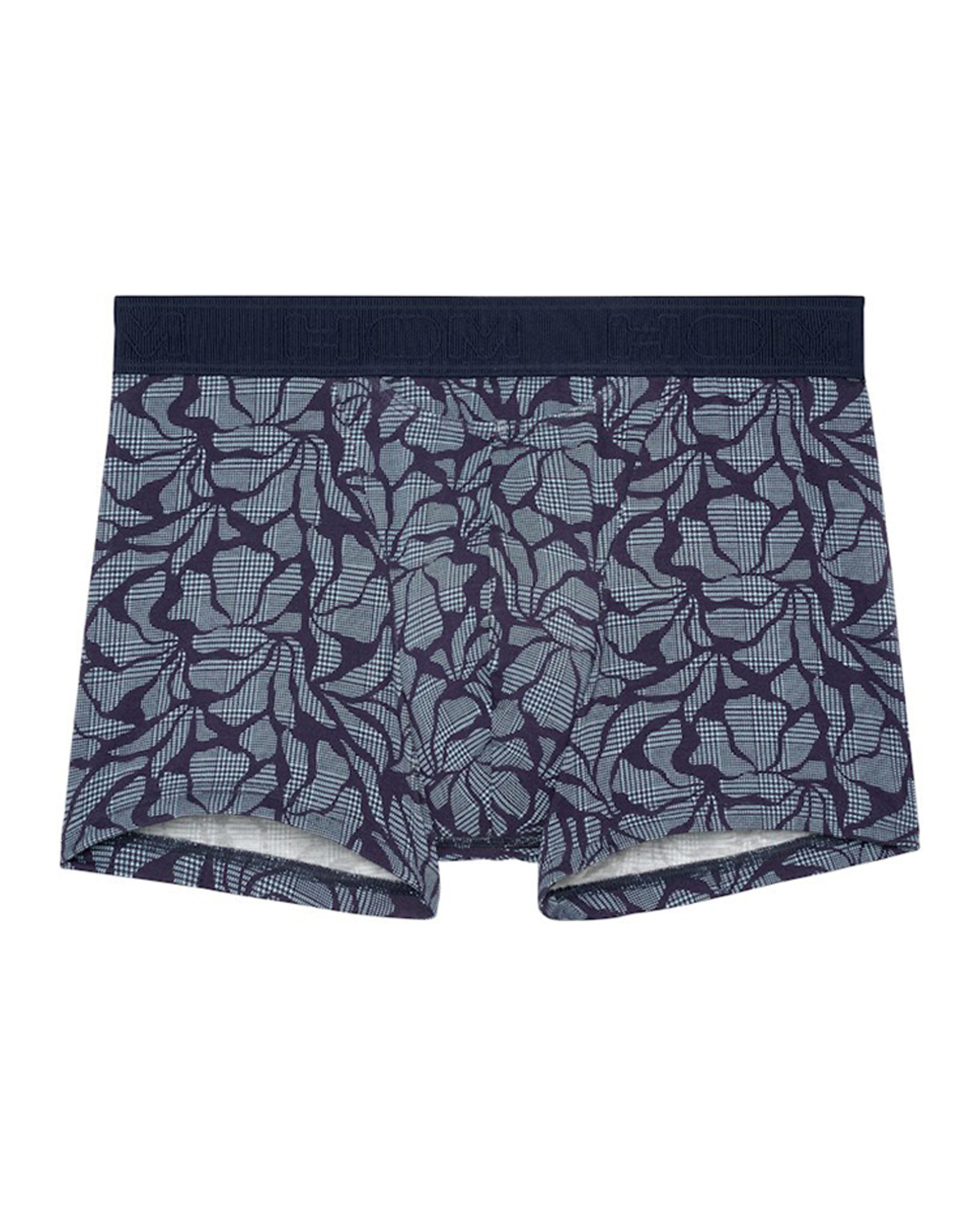 Boxers Abertos em Modal e Algodão Estampados Azul-marinho-5