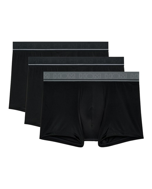 Imagem 0 de Pack de 3 Boxers de Malha Fechados, Lisos em Poliamida.