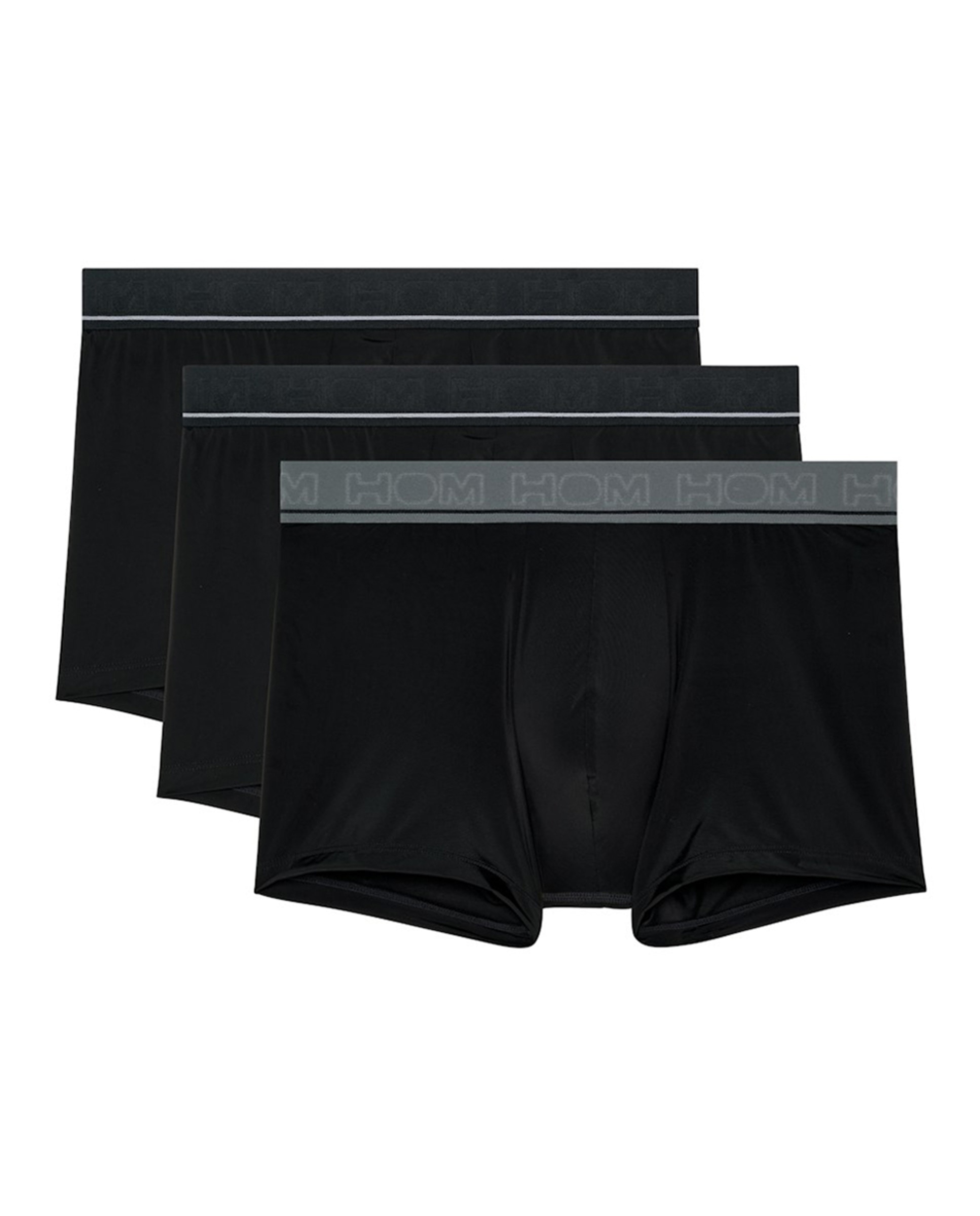 Imagem 0 de Pack de 3 Boxers de Malha Fechados, Lisos em Poliamida.