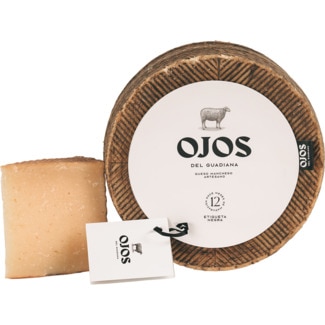 Queijo Manchego 12 Meses Peso Aproximado por kg - Ojos Del Guadiana