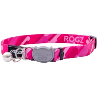 Coleira para Gato Fusion Rosa embalagem 1 unidade - Rogz