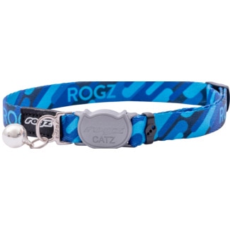 Coleira para Gato Fusion Azul embalagem 1 unidade - Rogz