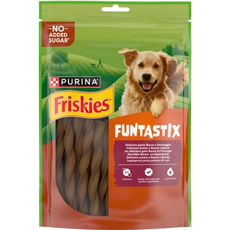 Funtastix snacks en stick para perros aroma a queso y bacon envase 175 g - Friskies