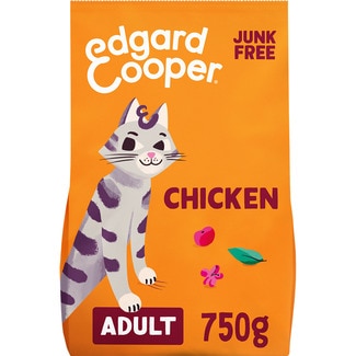 pienso para gatos adultos pollo sin cereales bolsa 750 g - Edgard&cooper