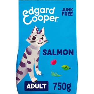 pienso para gatos adultos salmón sin cereales envase 750 g - Edgard&cooper