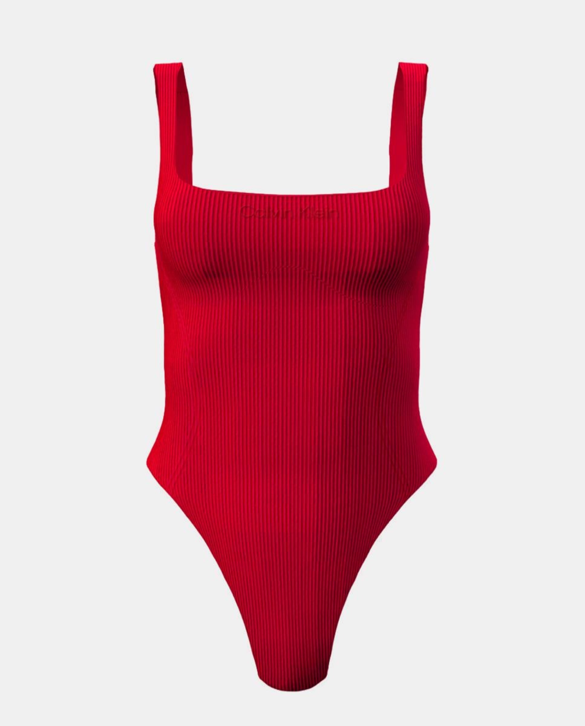 Fato de Banho Shapewear Vermelho-6