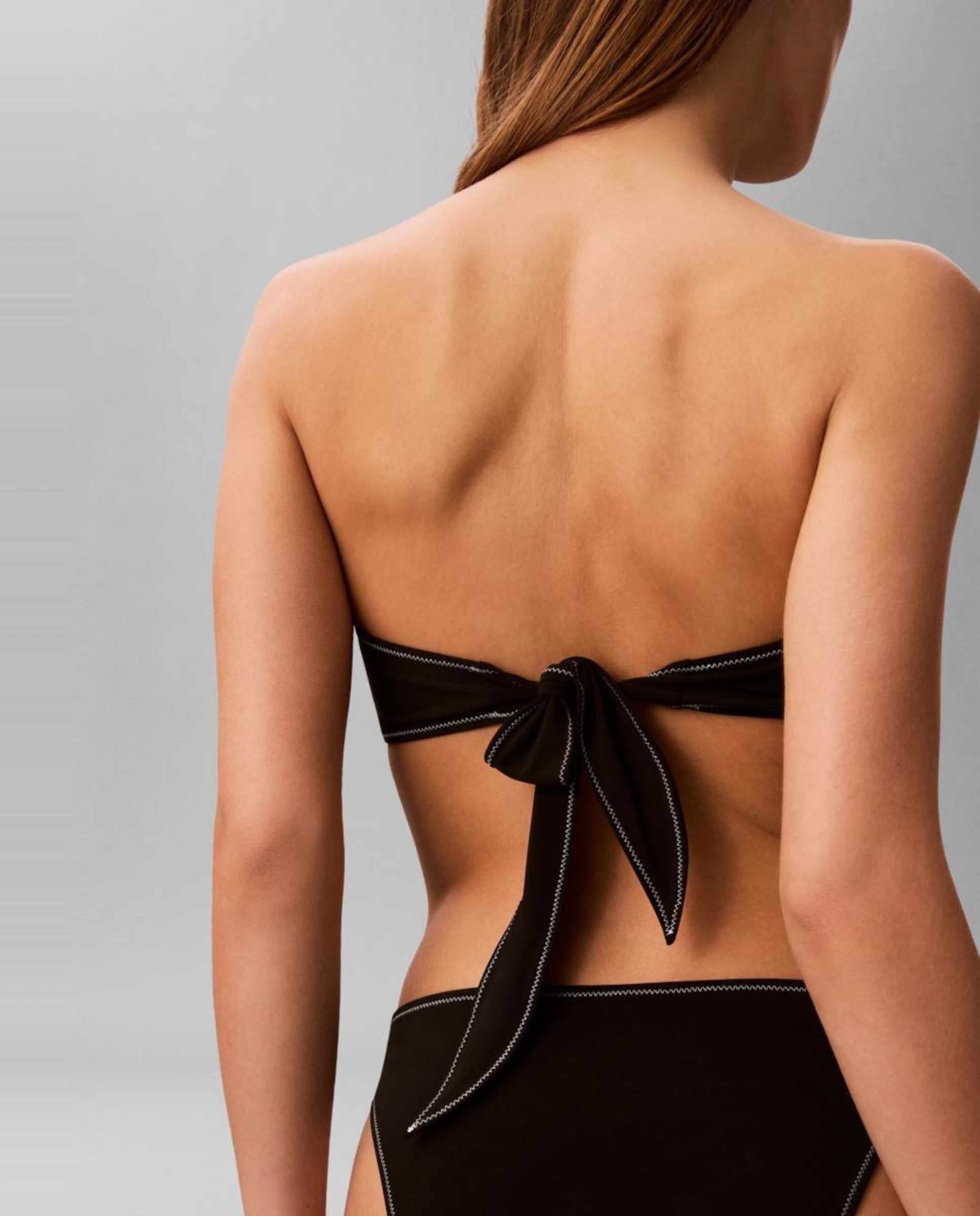 Parte de Cima de Biquíni Bandeau Preto-3