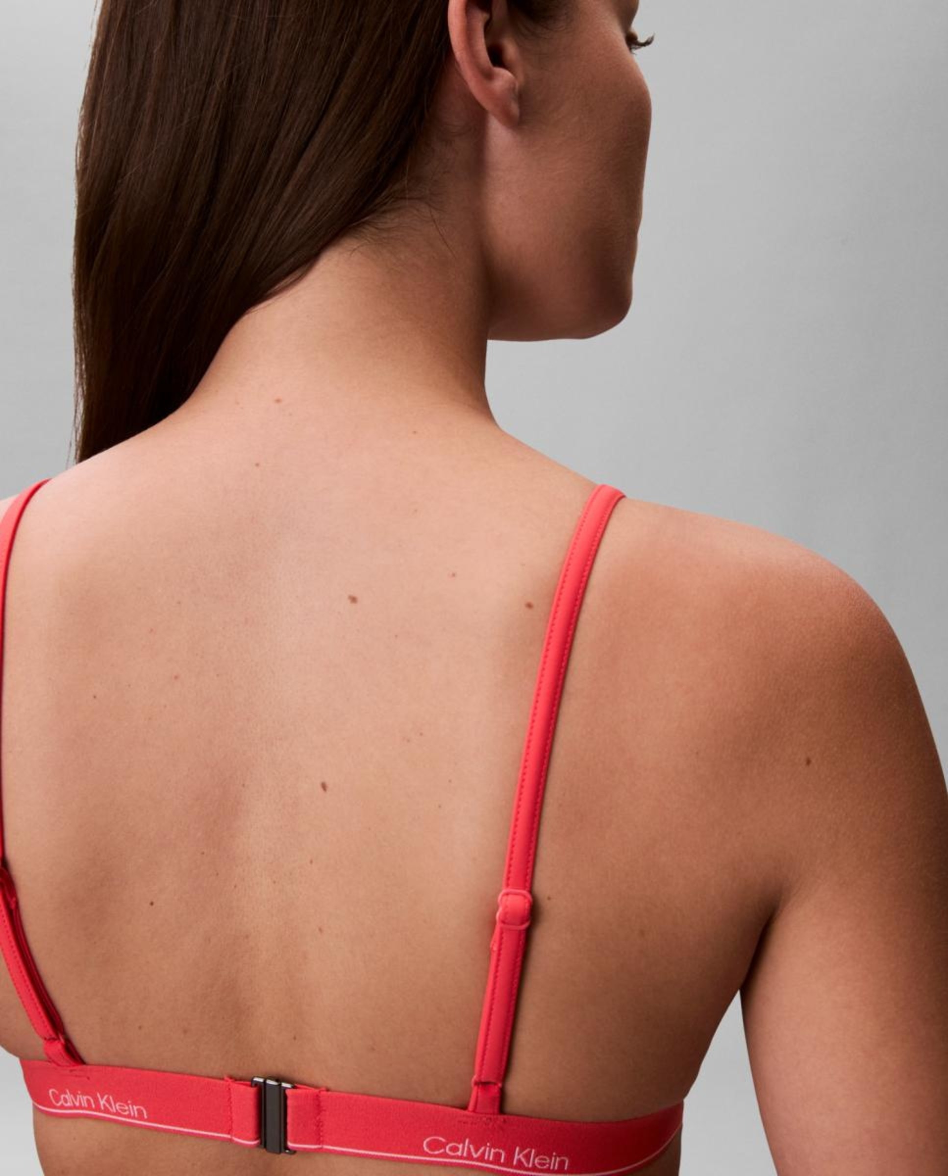 Parte de Cima de Biquíni Triangular Vermelho-3