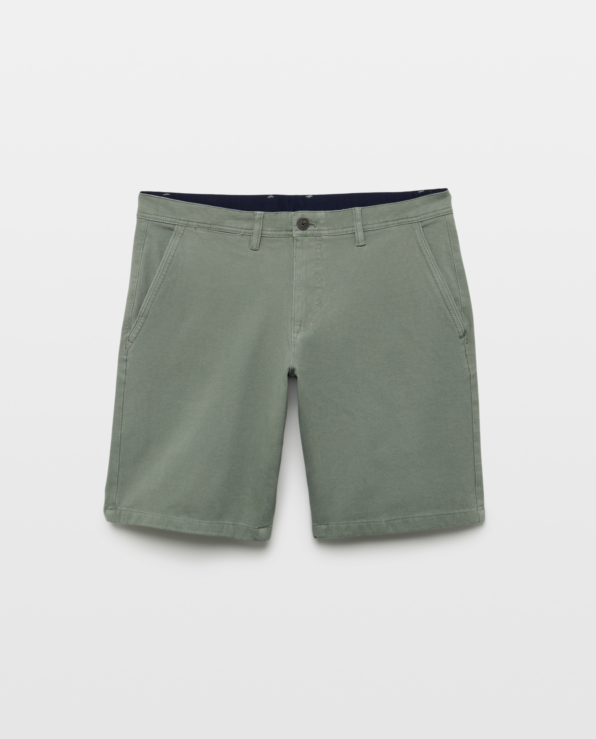 Bermudas Chino de Algodão Bi-stretch 520 Caqui-4