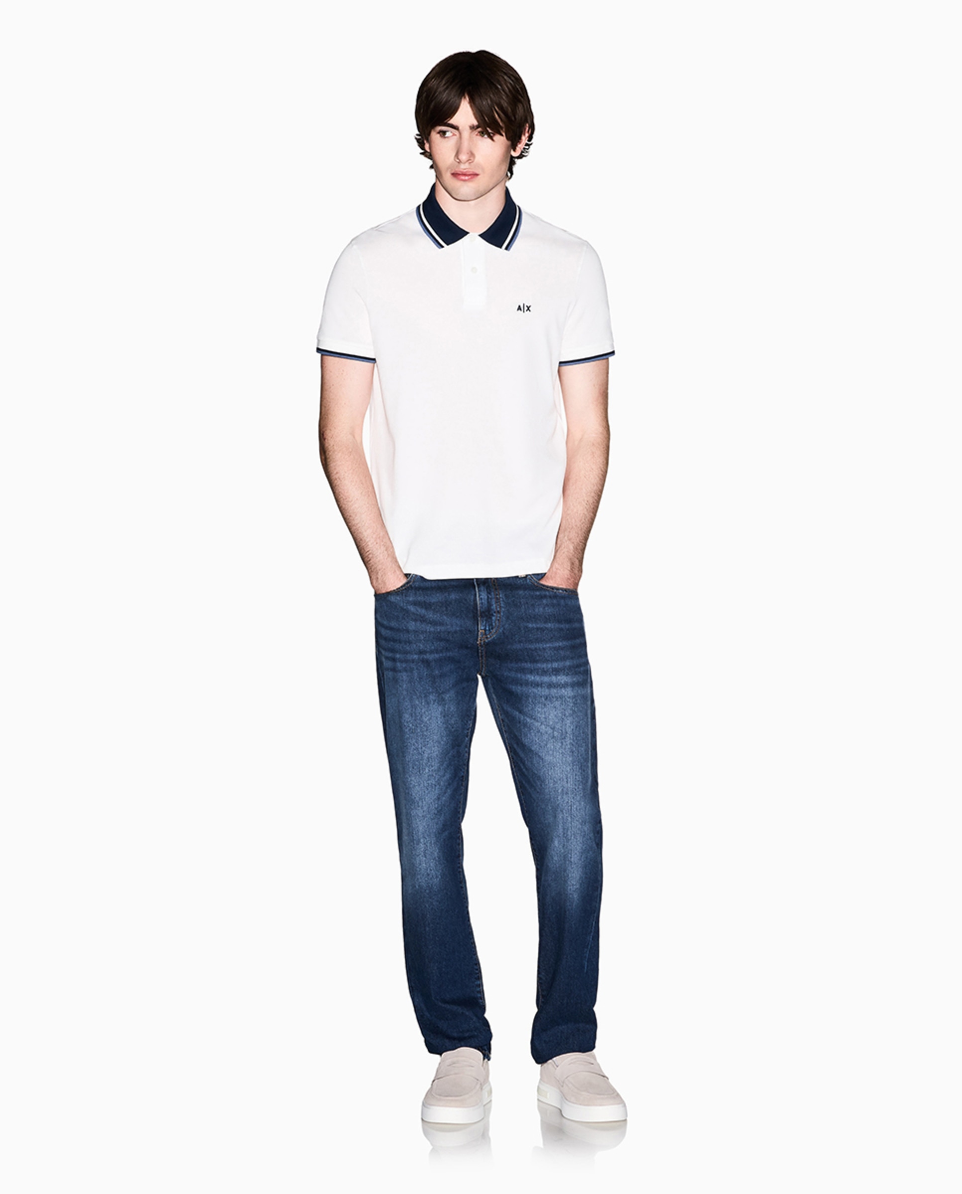 Imagem 0 de Jeans J16 fit Straight com Lavagem Média