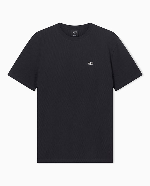 Imagem 0 de T-shirt de Manga Curta em Jacquard de Algodão