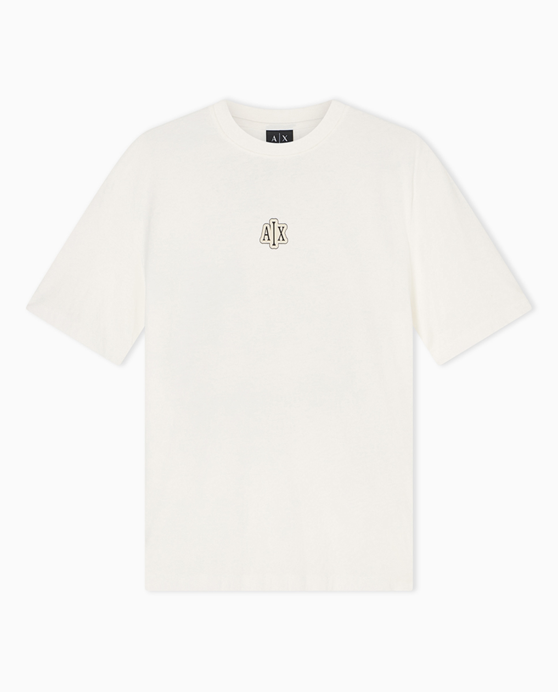 Imagem 0 de T-shirt de Manga Curta com Estampado Grande nas Costas