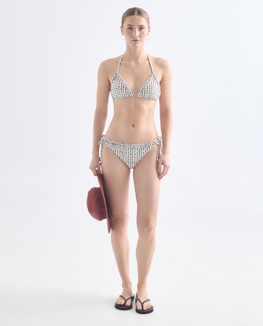 Imagen 0 de Braga bikini baño lazos minivolante