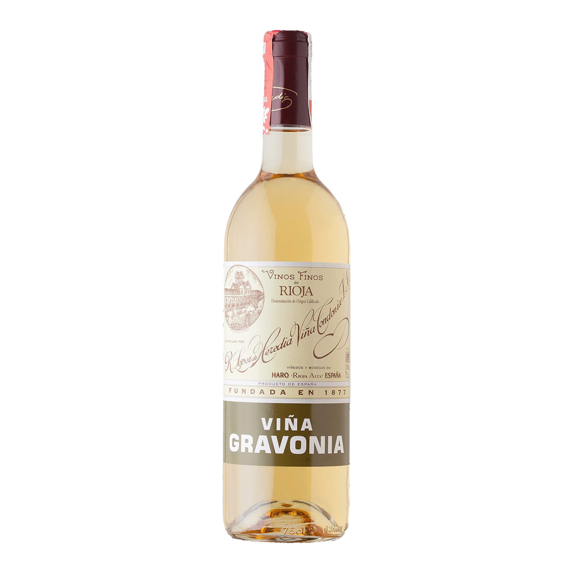 Imagen 0 de Vino blanco crianza Viña Gravonia Viura (Macabeo) 2017 Rioja
