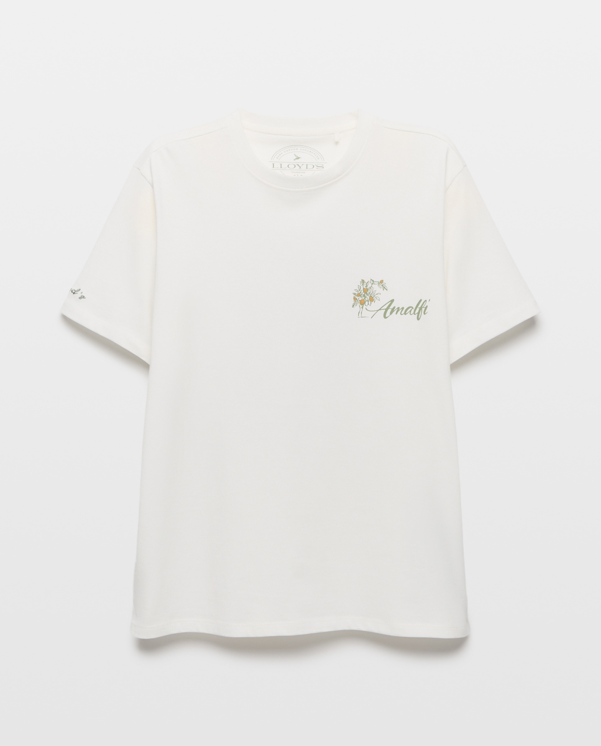 T-shirt com Estampado Branco-4