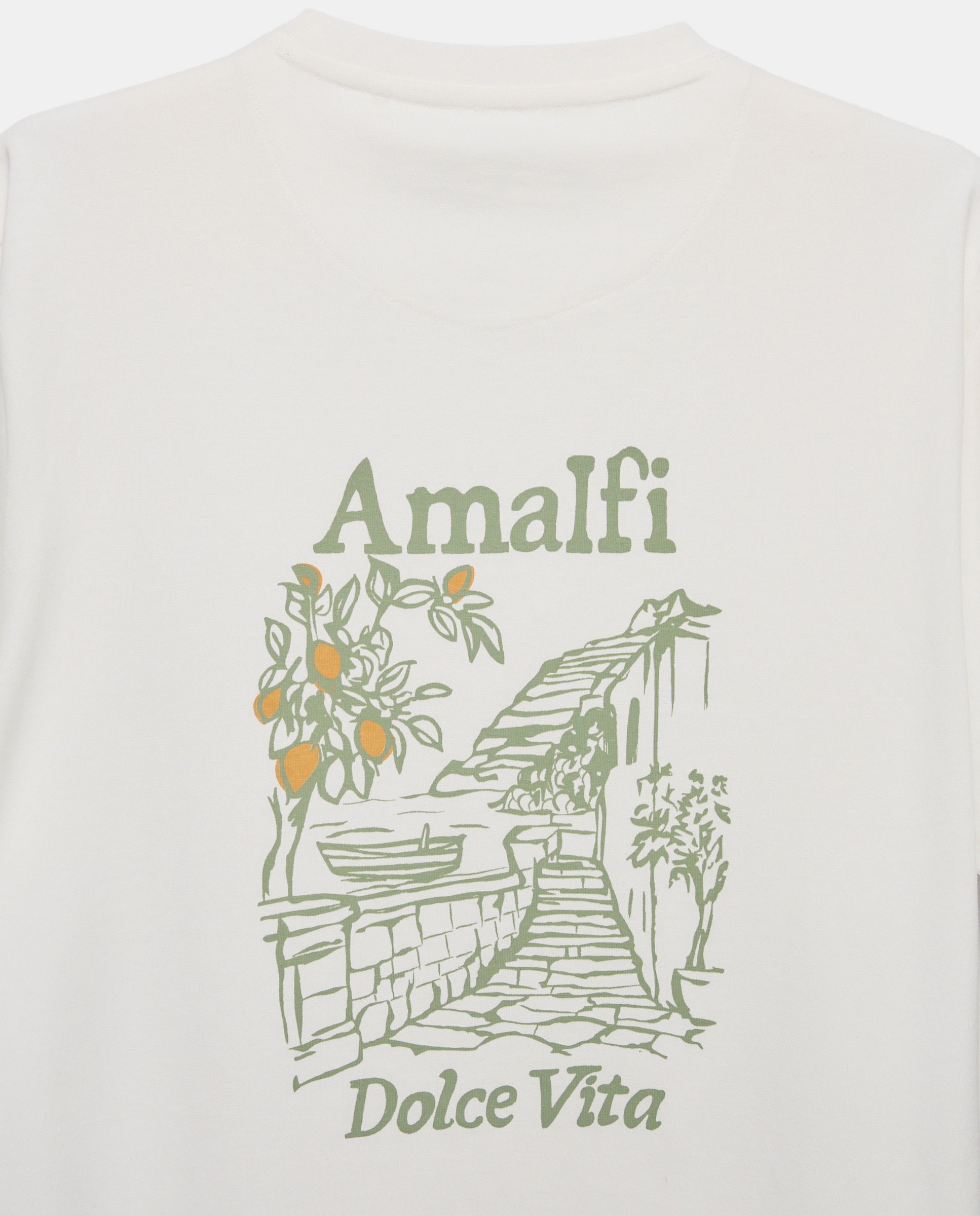 T-shirt com Estampado Branco-5