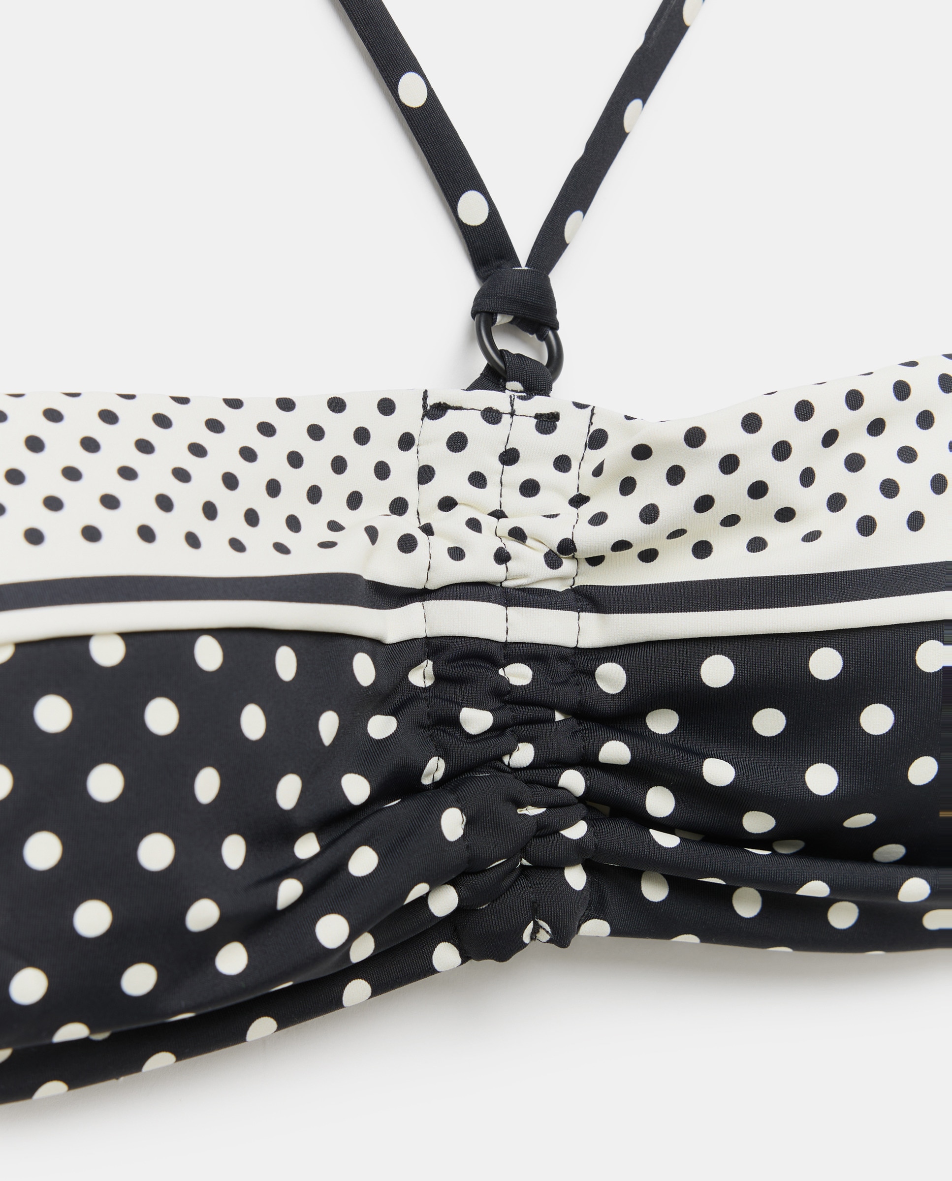 Biquíni Bandeau com Copa B Preto-5