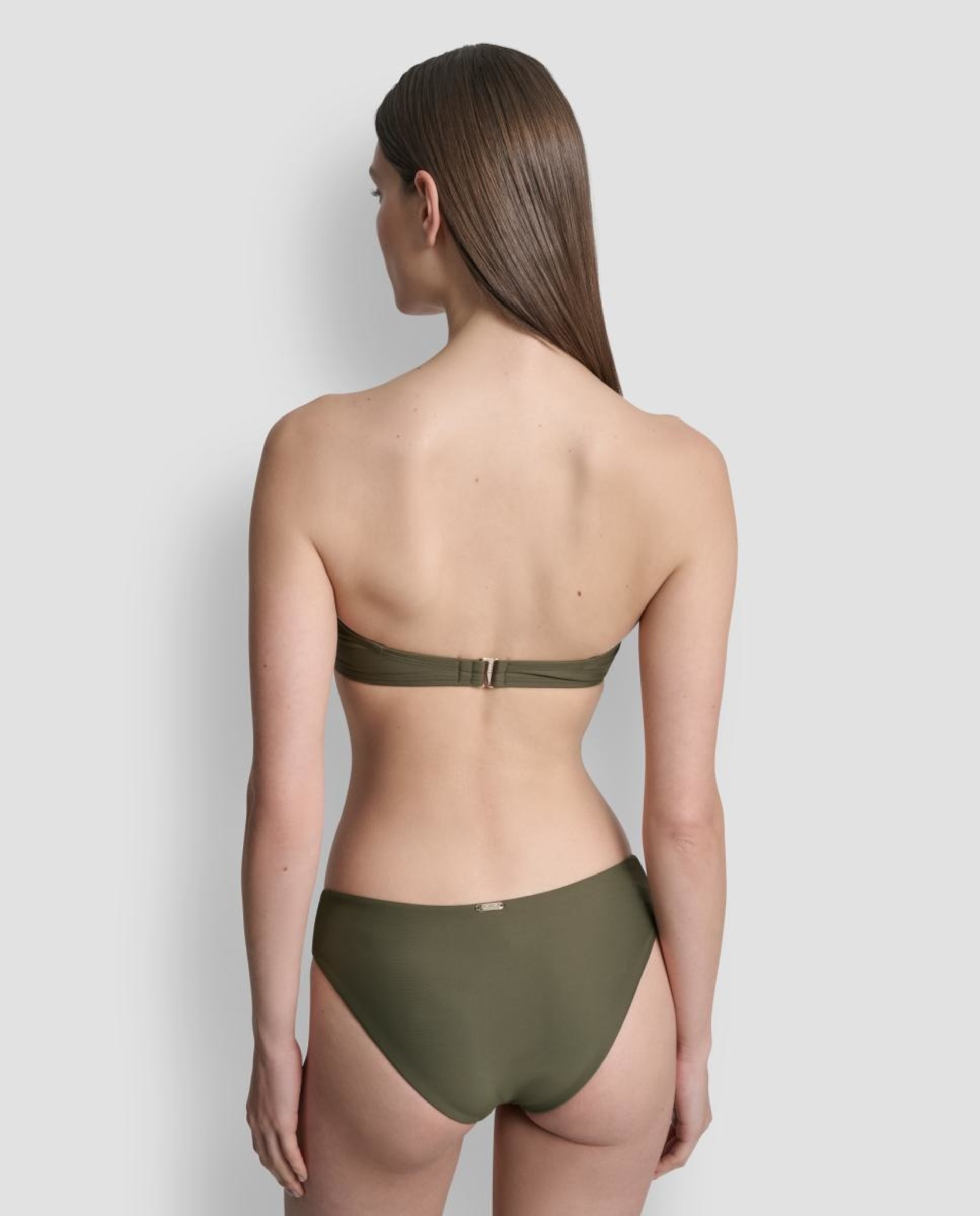 Conjunto de Biquíni Bandeau Verde-7
