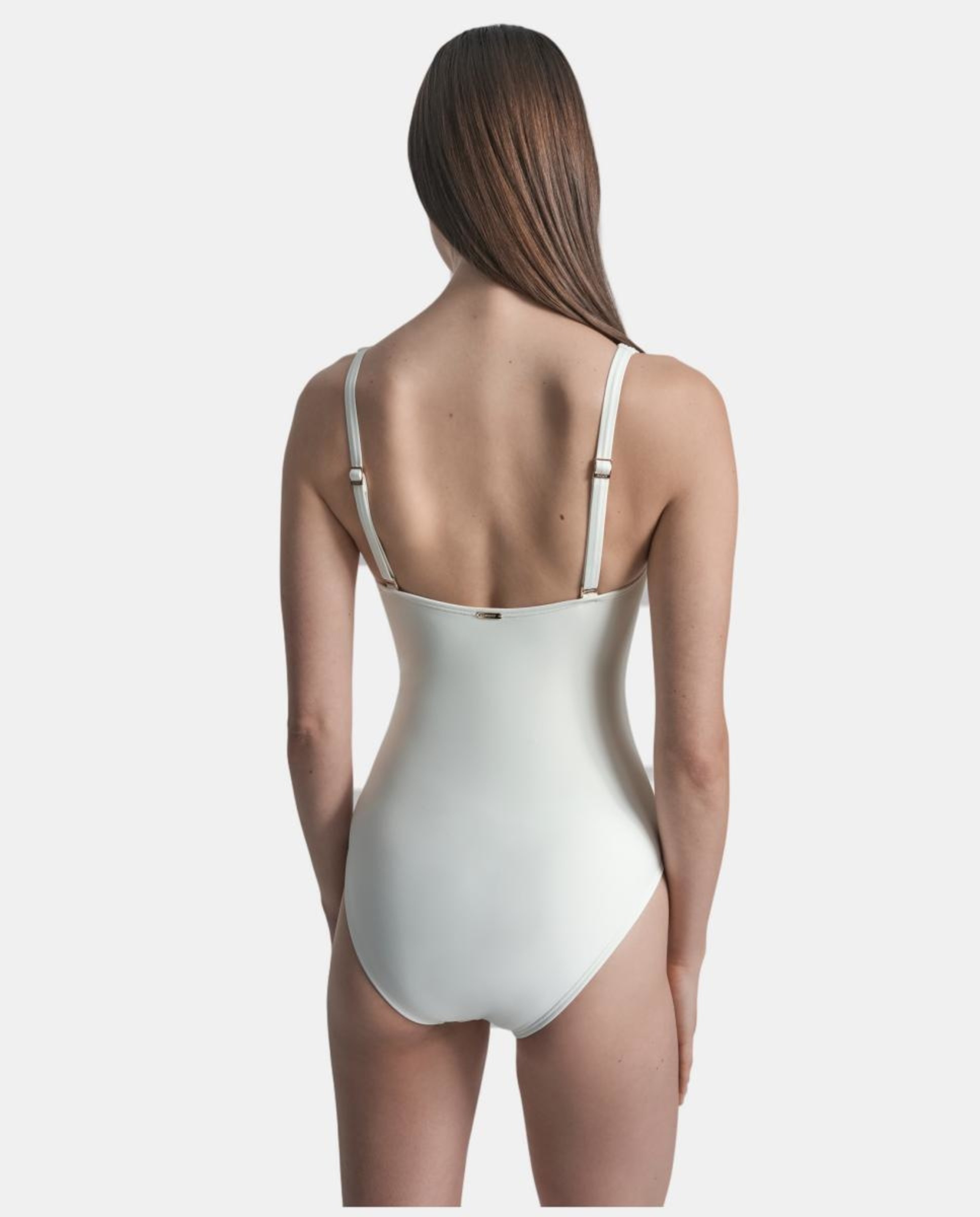 Fato de Banho Bandeau Cruzado Branco-3