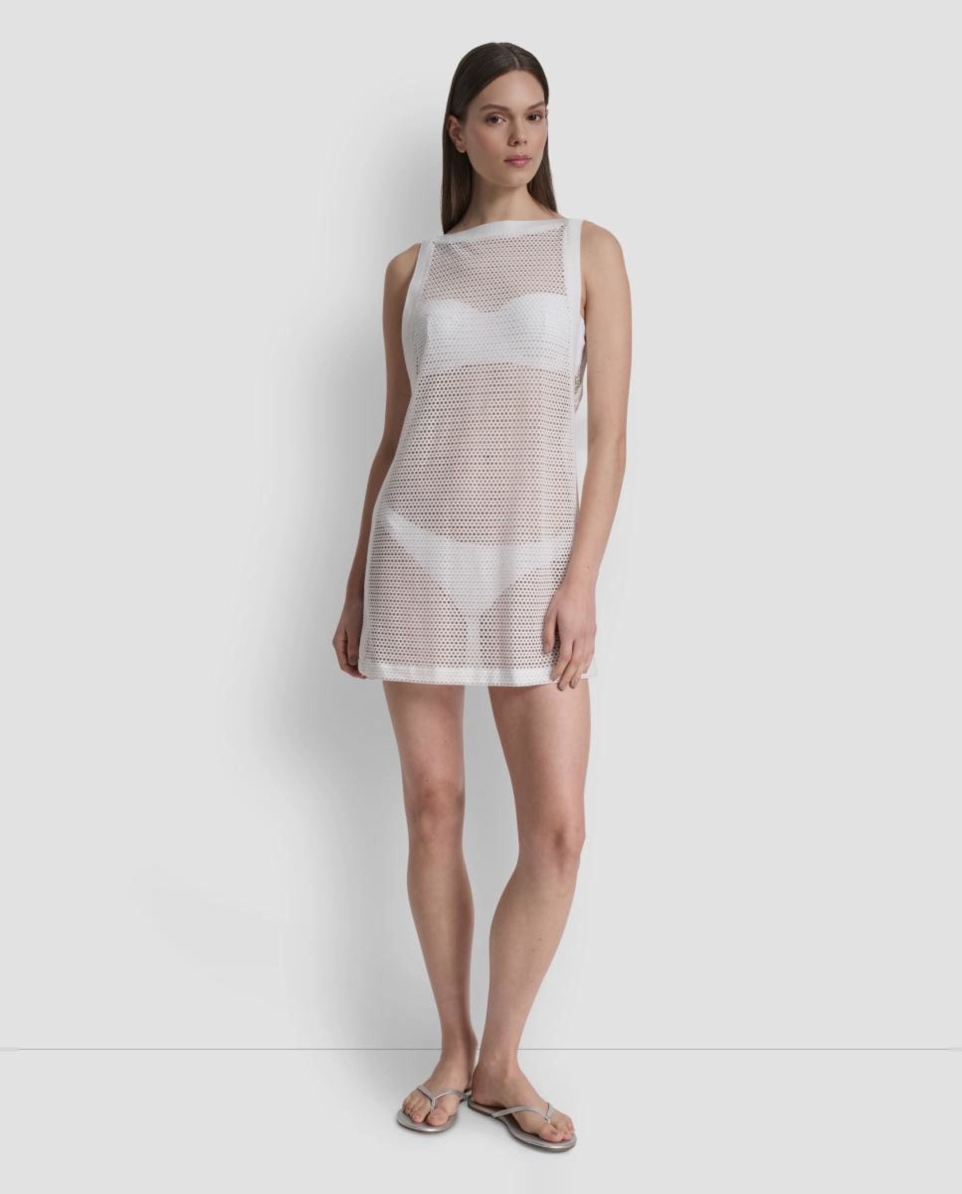Imagem 0 de Túnica de Crochet com Decote em Bico