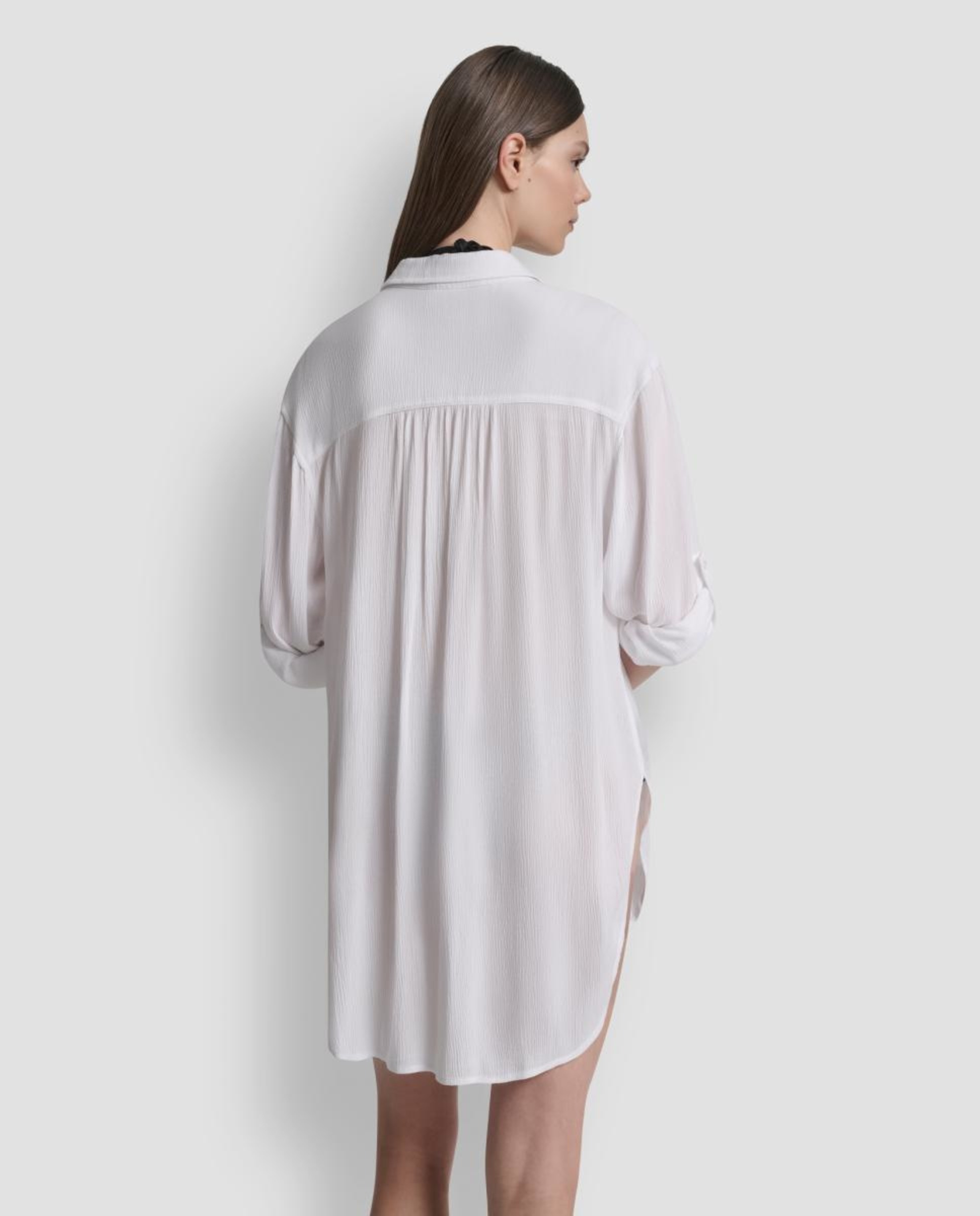Vestido de Praia Branco-7