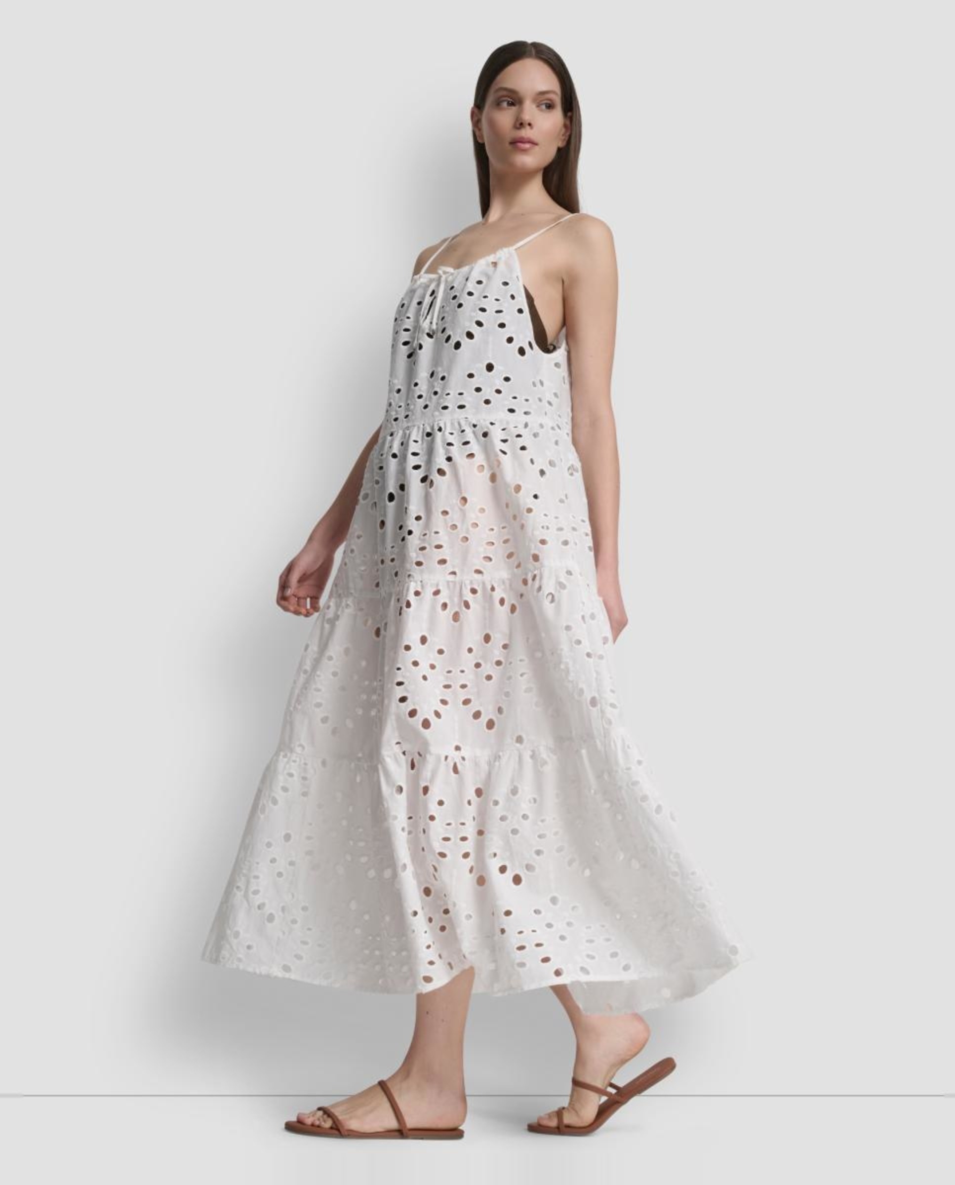 Vestido de Praia Branco-5