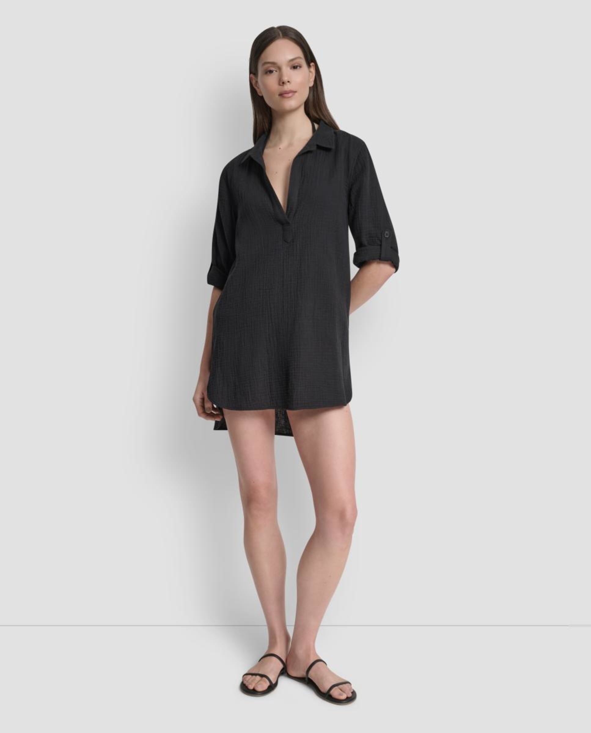 Vestido de Praia Preto-3