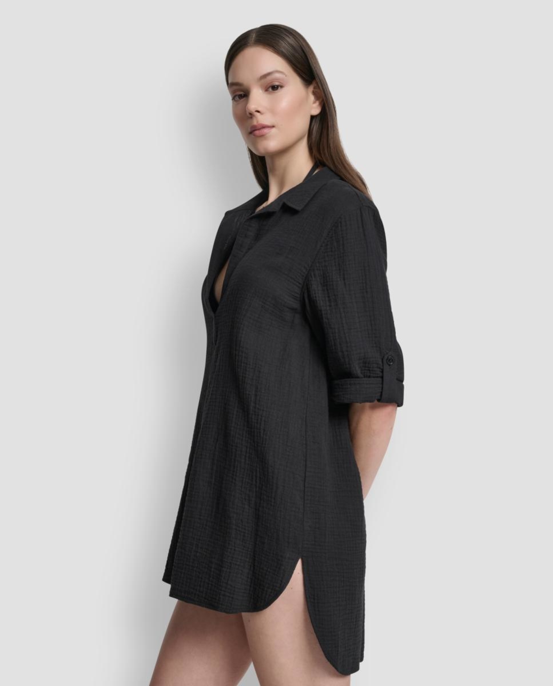 Vestido de Praia Preto-2