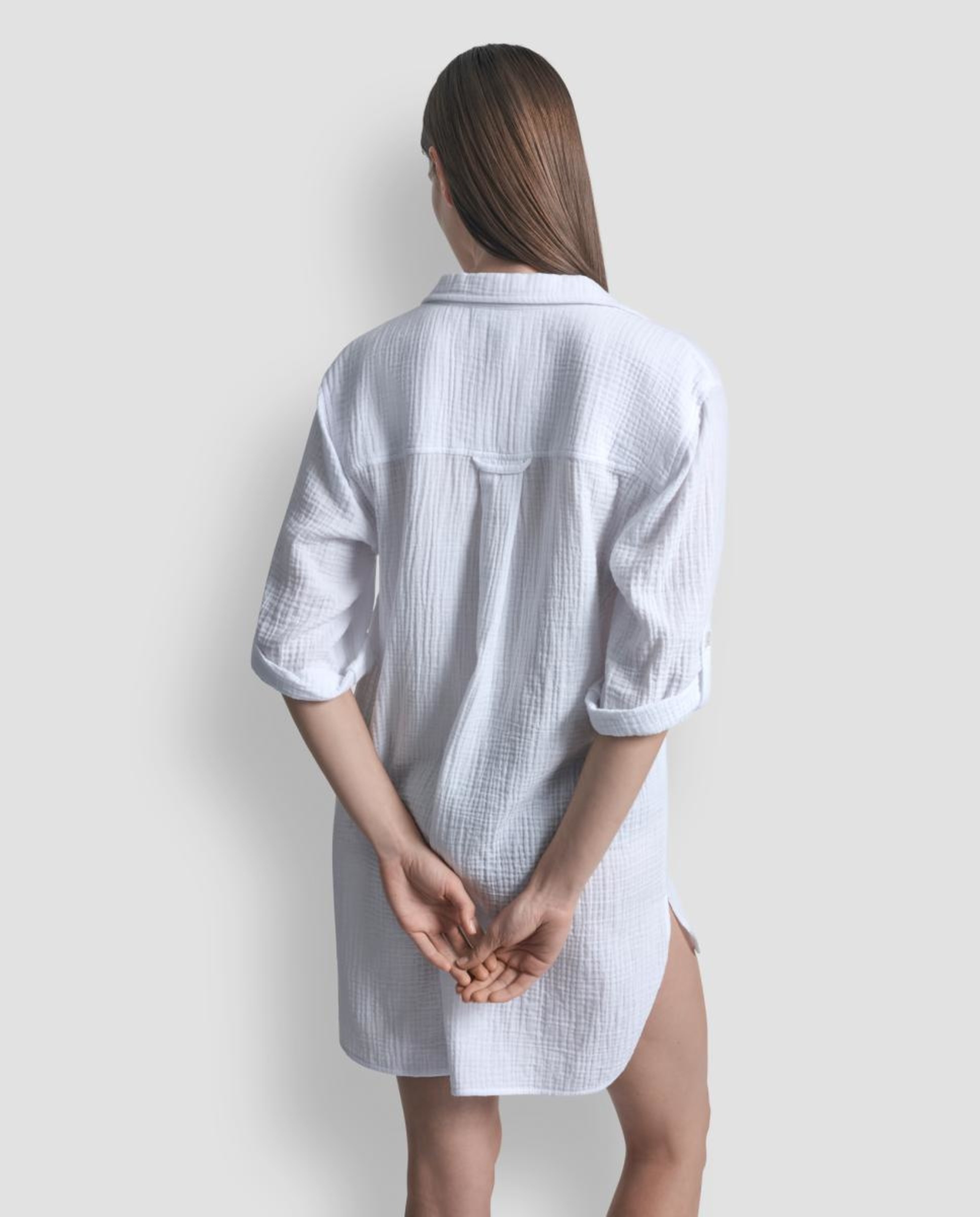 Vestido de Praia Branco-6