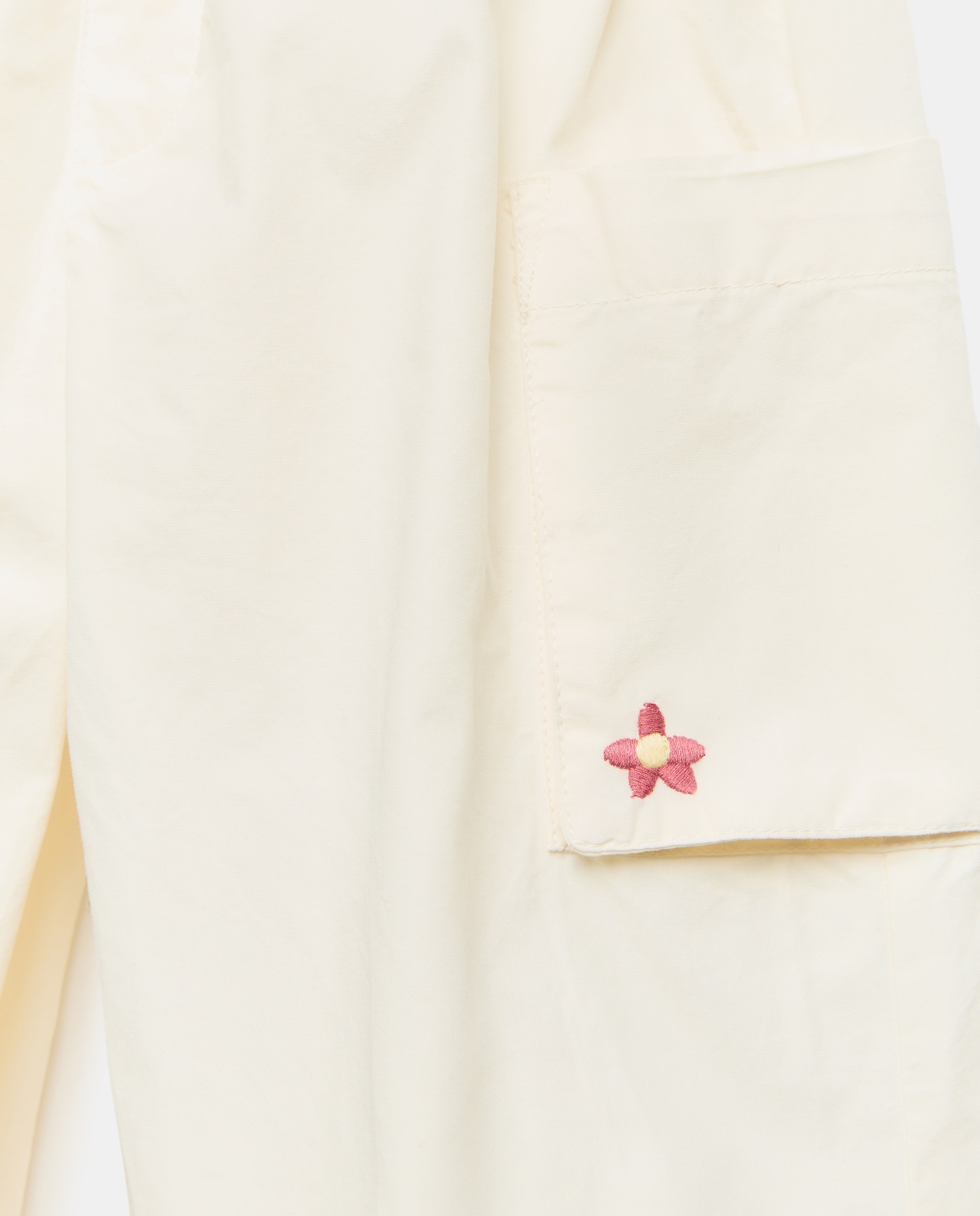 Calças Cargo com Cós Elástico 120 Cru-5