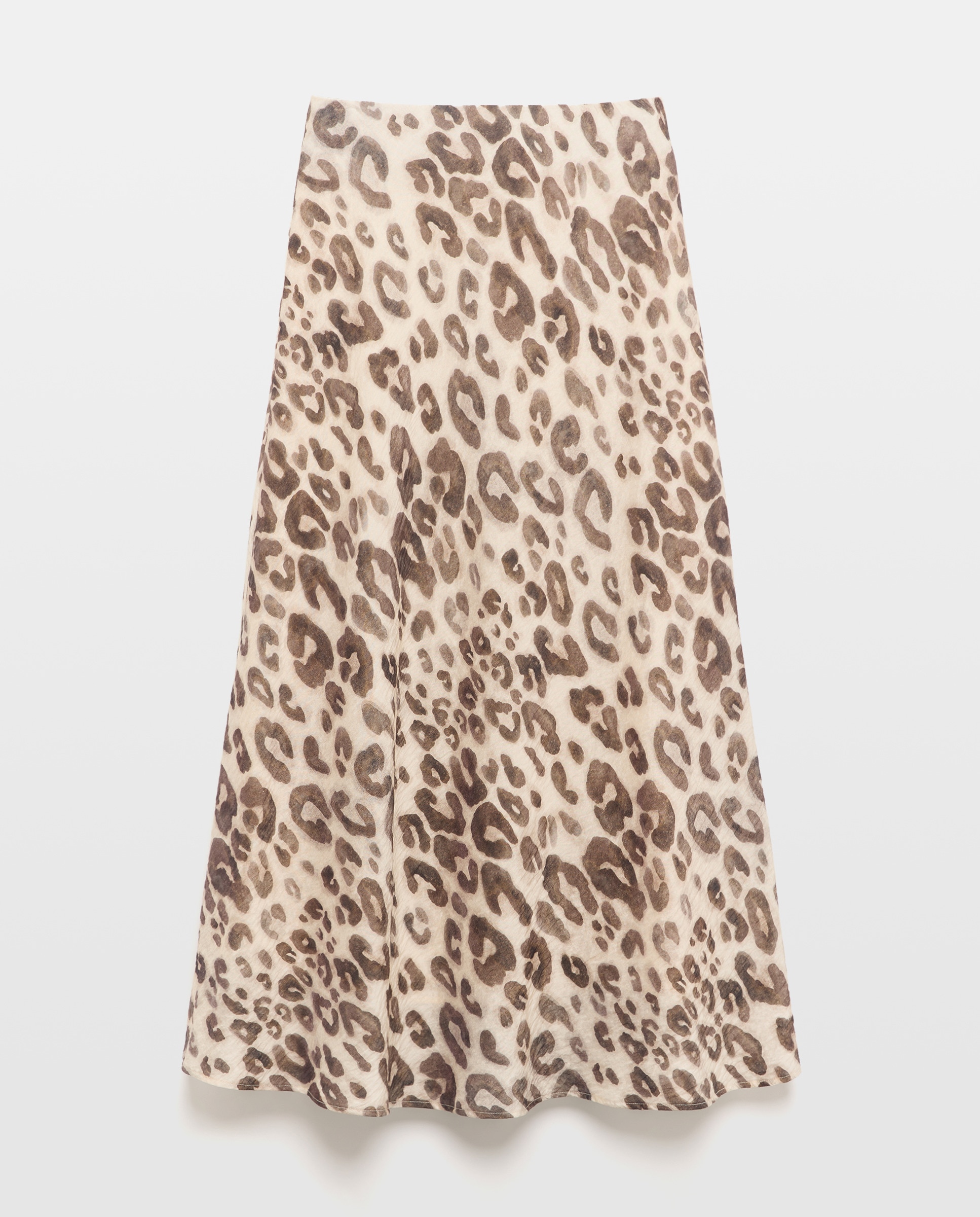 Imagen 0 de Falda estampado animal print de mujer