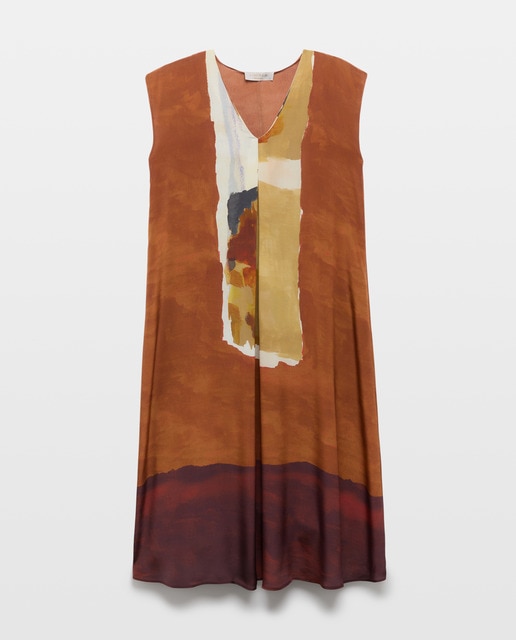 Imagem 0 de Vestido midi estampado