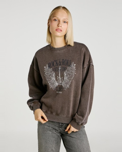 Imagem 0 de Sweatshirt com Estampado à Frente